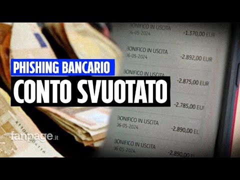 Bank phishing, Marco's story: 'Account emptied in minutes, so I was scammed'